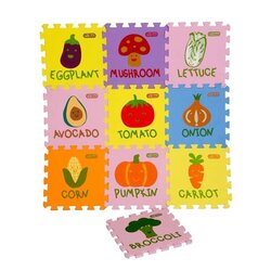 ชุดอีวีเอปูพื้นเสริมพัฒนาการลายผักเพื่อสุขภาพ,ของเล่นเสริมพัฒนาการ ,ของเล่นเสริมทักษะ,ของเล่นเด็ก, สื่อการสอนอนุบาล