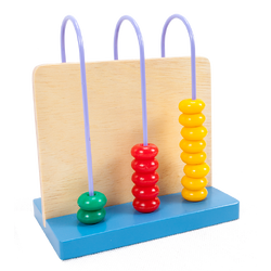 ลูกคิดข้ามรั้ว 3 หลัก, ของเล่นไม้, ของเล่นเสริมพัฒนาการ, ของเล่นเด็กอนุบาล, สื่อการสอนเด็กอนุบาล