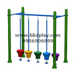 บาร์ปีนป่าย ลูกตุ้มทรงตัว เครื่องเล่นสนาม กลางแจ้ง เหล็ก ,บาร์โหน ตั้งพื้น ,ปีนป่าย, ของเล่น สั่งทำ 10-20 วัน