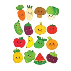 1370 หุ่นนิ้วมือ ผักและผลไม้ ของเล่นเสริมพัฒนาการ ,ของเล่นเสริมทักษะ,ของเล่นเด็ก, สื่อการสอนอนุบาล