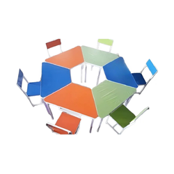 โต๊ะสี่เหลื่ยมคางหมูพร้อมเก้าอี้6ตัว, โต๊ะไม้ขาเหล็ก ,ขาเหล็กกลม, นักเรียนประถม-มัธยม ,โต๊ะเขียนหนังสือเด็ก, โต๊ะกิจกรรม, โต๊ะนักเรียน ,โต๊ะนักเรียนประถม