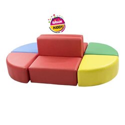 โซฟา3ที่นั่ง ,โซฟาหนัง,เบาะนุ่มนิ่มหนัง softplay, เฟอร์นิเจอร์เด็ก