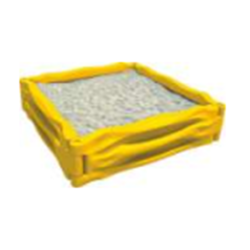 กระบะทรายสี่เหลี่ยม , กระบะทรายเด็ก, ของเล่นเด็ก,บ่อบอล ,บ่อทราย ,ของเล่นสนาม,ขนาด : 160x160x40 cm.