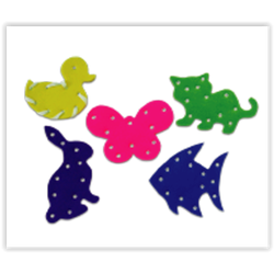 1372 ชุดร้อยเชือก สัตว์ต่างๆ ของเล่นเสริมพัฒนาการ ,ของเล่นเสริมทักษะ,ของเล่นเด็ก, สื่อการสอนอนุบาล