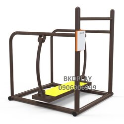 บริหารเอว-สะโพก (แบบสกี) เครื่องออกกำลังกาย, กลางแจ้ง, ลานกีฬา, อเนกประสงค์, สนามกีฬา