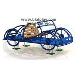 สปริงโยกรถเก๋ง เครื่องเล่นสนามเหล็ก เครื่องเล่นสนามกลางแจ้ง ของเล่น สั่งทำ 10-20 วัน