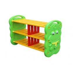 ชั้นวาง กบ ,ชั้นวางของ ,ชั้นวางหนังสือเด็ก ,เฟอร์นิเจอร์เด็ก ,พร้อมส่ง ขนาด 39x95x75 ซม.