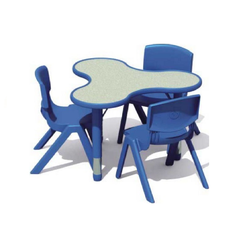 ชุดโต๊ะเรียนทรงน้ำ ปรับขาได้ โต๊ะนักเรียนอนุบาล พรีออเดอร์ 1เดือน คิดค่าส่งตามจริง ขนาด 60x67x37-62 cm.
