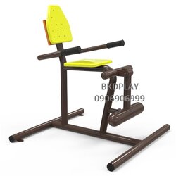 บริหารขา-แก้ปวดเข่า (แบบแกว่งขาคู่) เครื่องออกกำลังกาย, กลางแจ้ง, ลานกีฬา, อเนกประสงค์, สนามกีฬา