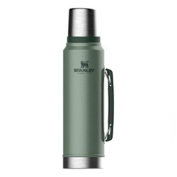 Classic Vacuum Bottle 1.0L1.1Qt Hammertone Green