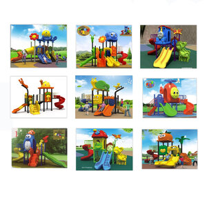 เครื่องเล่นสนามกลางแจ้ง เหล็ก+พลาสติก