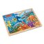 จิ๊กซอว์ไม้ 24 ชิ้น รุ่นสัตว์ทะเล พร้อมฐานไม้อย่างดี,Melissa & Doug Wooden Sea Life Jigsaw Puzzle, ของเล่นเสริมพัฒนาการ, ของเล่นเด็ก,สื่อการสอน,พร้อมส่ง