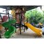 เครื่องเล่นสนาม,ของเล่นสนาม,ของเล่นเด็ก, ชุด บ้านสไลเดอร์,บ้านน้ำตาล,Wood house slide, สินค้าพร้อมส่ง ,คิดค่าส่งตามจริง