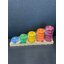 โดนัท 5 สี , ของเล่นไม้, ของเล่นเสริมพัฒนาการ, ของเล่นเด็กอนุบาล, สื่อการสอนเด็กอนุบาล