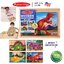 พัชเซิลรูปไดโนเสาร์ 12 ชิ้น 4 ลาย ,จิ๊กซอ, Wooden Jigsaw Puzzle in a Box - 12 Pcs Dinosaurs ,ของเล่นเสริมพัฒนาการเด็ก เสริมทักษะการเรียนรู้ สื่อการสอนอนุบาล พร้อมส่ง