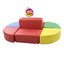 โซฟา3ที่นั่ง ,โซฟาหนัง,เบาะนุ่มนิ่มหนัง softplay, เฟอร์นิเจอร์เด็ก
