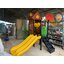 เครื่องเล่นสนาม,ของเล่นสนาม,ของเล่นเด็ก, ชุด บ้านสไลเดอร์,บ้านน้ำตาล,Wood house slide, สินค้าพร้อมส่ง ,คิดค่าส่งตามจริง
