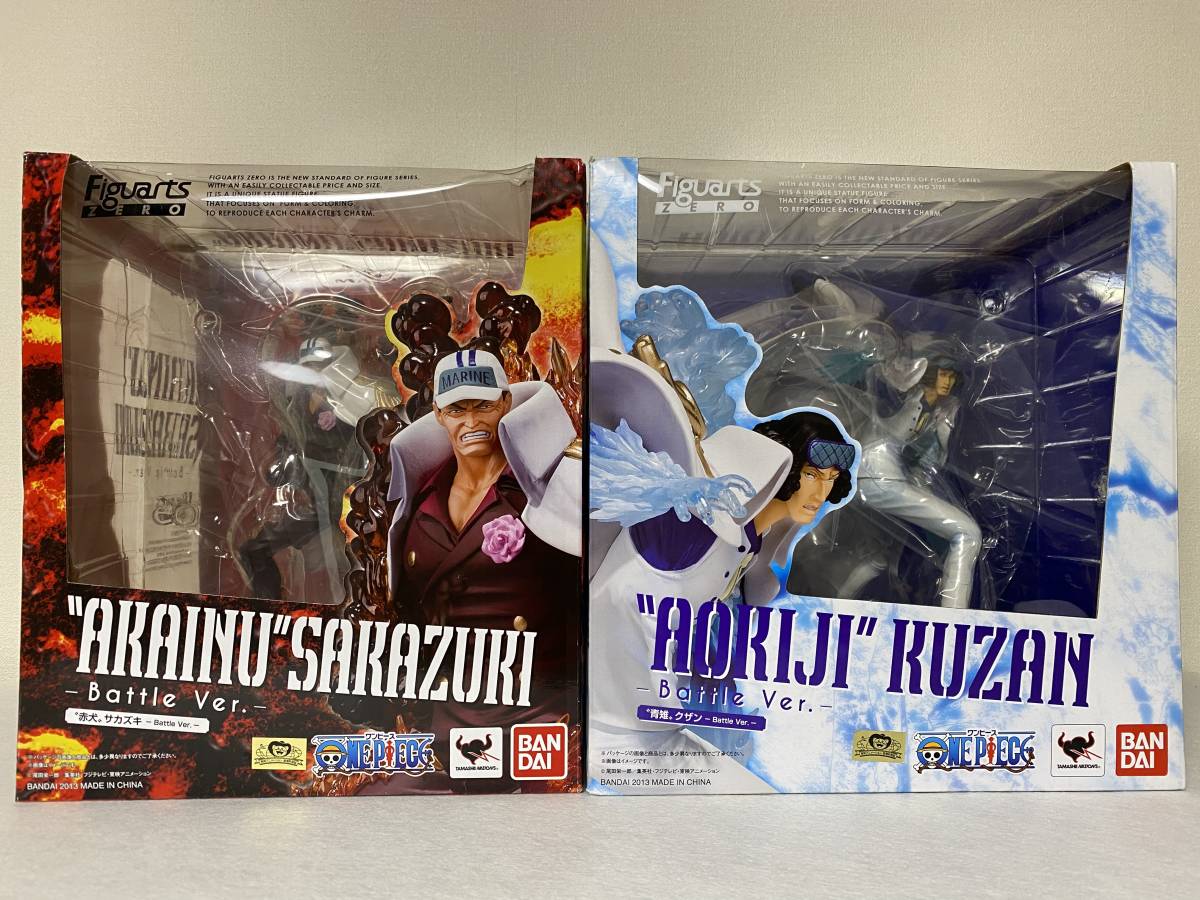 Akainu VS Aokiji ของแท้ JP แมวทอง - Figuarts Zero Bandai [โมเดลวันพีช] (2 ตัว)
