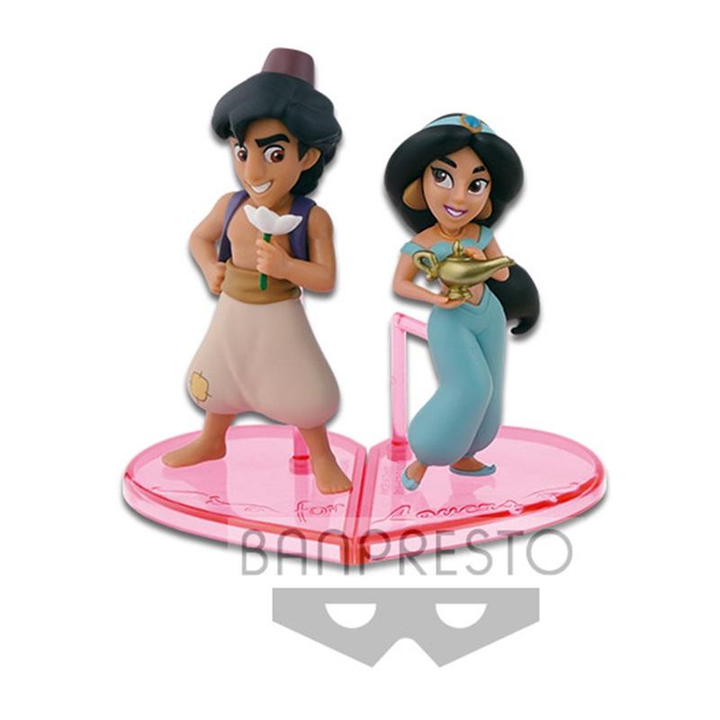 Jasmine & Aladdin ของแท้ JP - WCF Banpresto [โมเดล Disney] (2 ตัว)