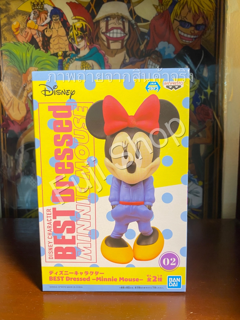Minnie Mouse ของแท้ JP - Best Dressed Banpresto [โมเดล Disney]