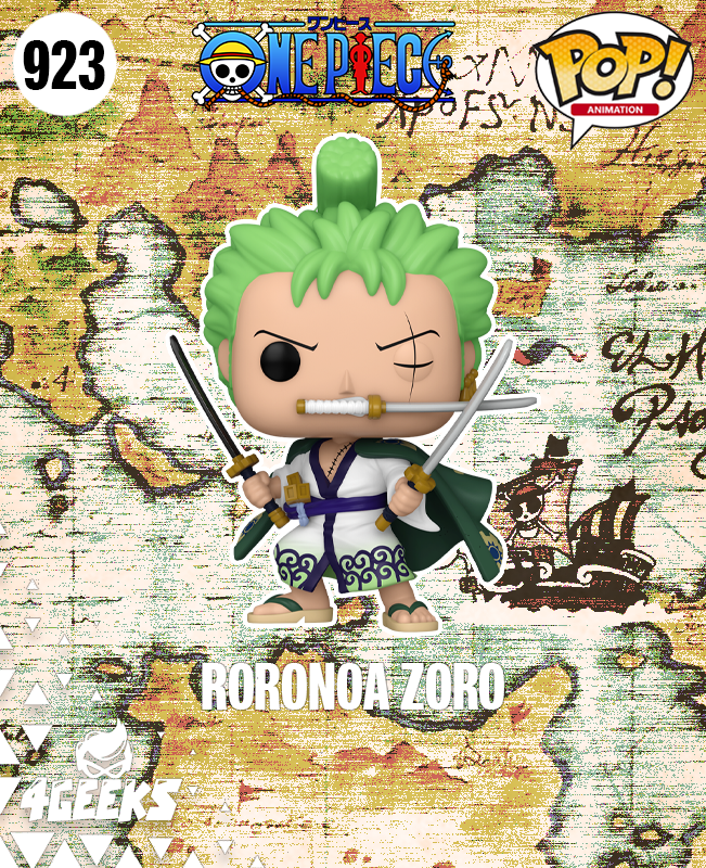 Zoro Wano ของแท้ USA - PoP Funko [โมเดลวันพีช]