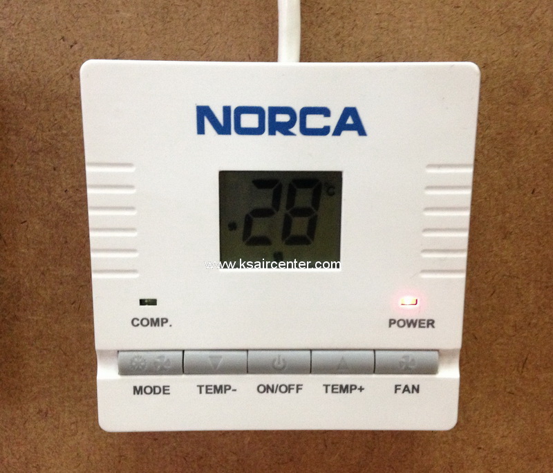 รีโมท เทอร์โมรูม แบบมีสาย NORCA
