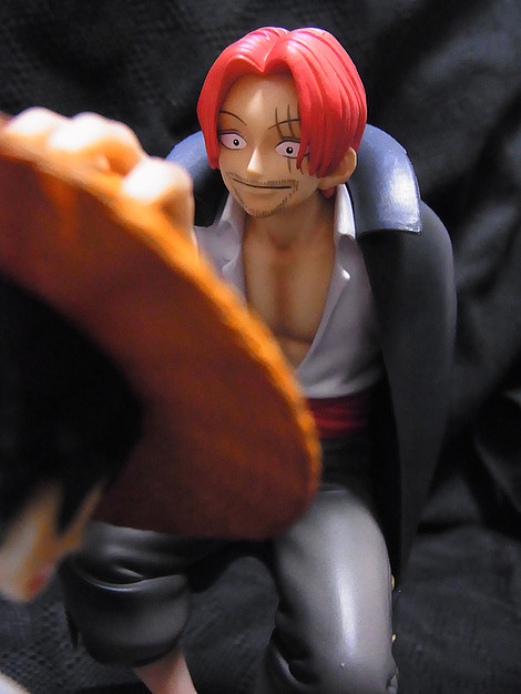 Luffy & Shanks ของแท้ JP แมวทอง - Ichiban Kuji Banpresto [โมเดลวันพีช] (2 ตัว)