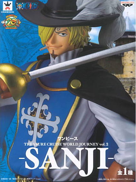 Sanji ของแท้ JP แมวทอง - Treasure Cruise World Journey Banpresto [โมเดลวันพีช]