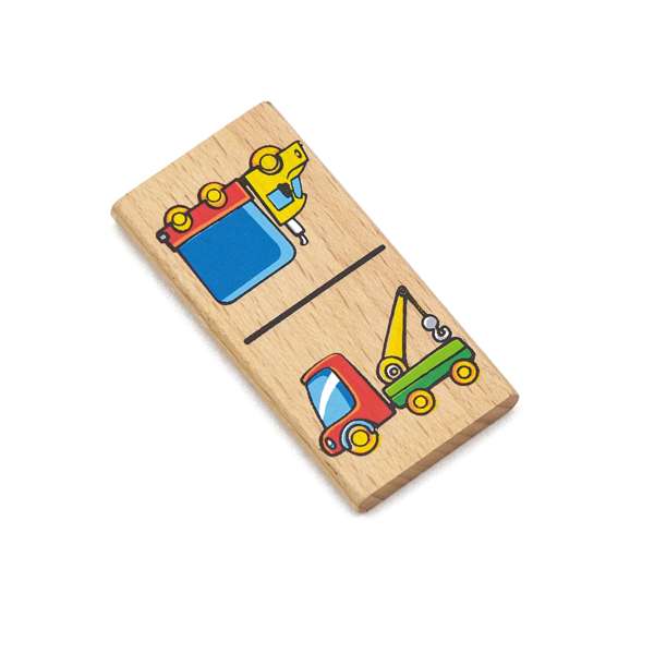 ชุดเกมโดมิโนไม้ยวดยานพาหนะ 28 ชิ้น , ของเล่นไม้, ของเล่นเสริมพัฒนาการ, ของเล่นเด็กอนุบาล, สื่อการสอนเด็กอนุบาล