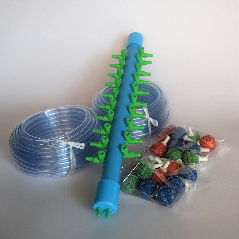 ท่อพักลม ท่อแยกลม เข้า 2 ออก 20 แถมสายยางและหัวทรายจิ๋ว