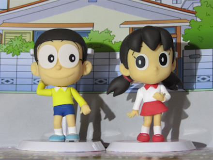 Nobita & Shizuka ของแท้ JP - Ichiban Kuji Banpresto [โมเดล Doraemon] (2 ตัว)