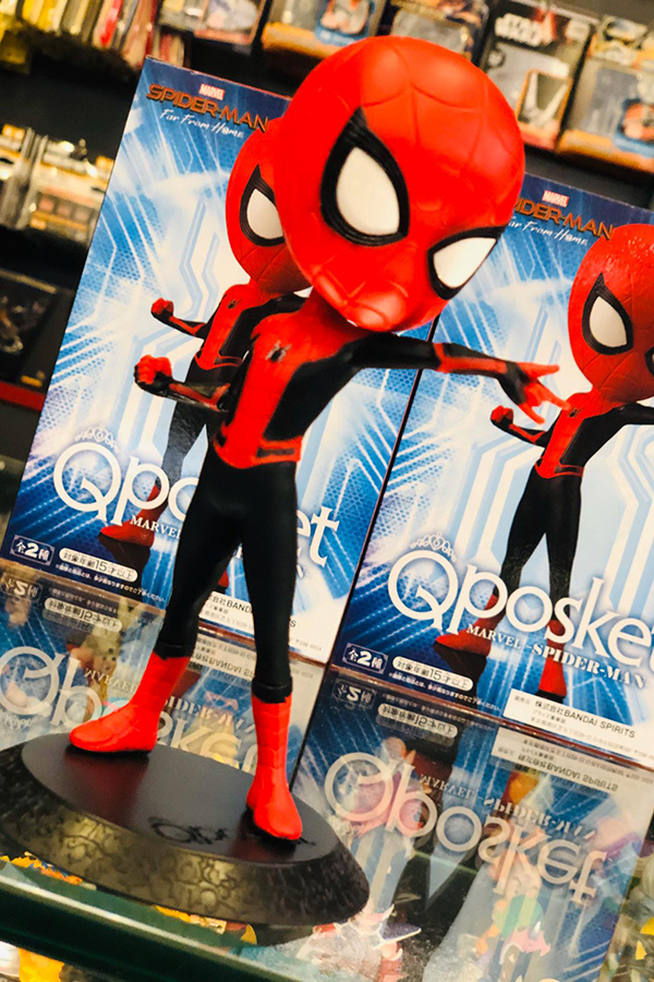 Spider Man ของแท้ JP - Q Posket Banpresto [โมเดล Marvel]