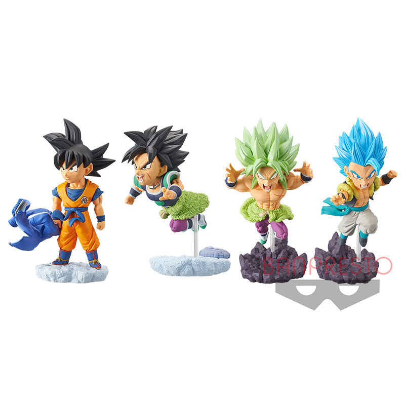 The Movie Broly Set ของแท้ JP แมวทอง - WCD Banpresto [โมเดลดราก้อนบอล] (4 ตัว)
