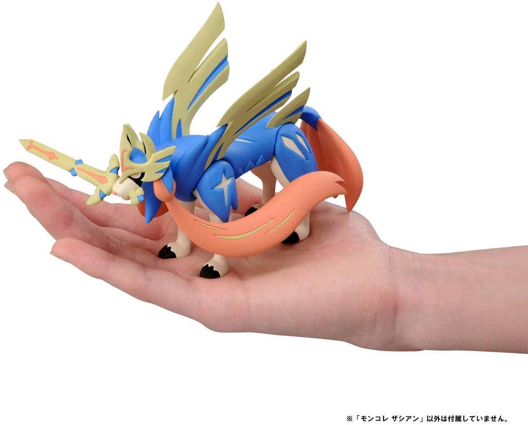 Zacian ของแท้ JP - Monster Collection Takara Tomy [โมเดลโปเกมอน]