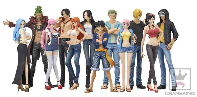 Jeanist Contest Set ของแท้ JP แมวทอง - Jeans Freak Banpresto [โมเดลวันพีช] (12 ตัว)