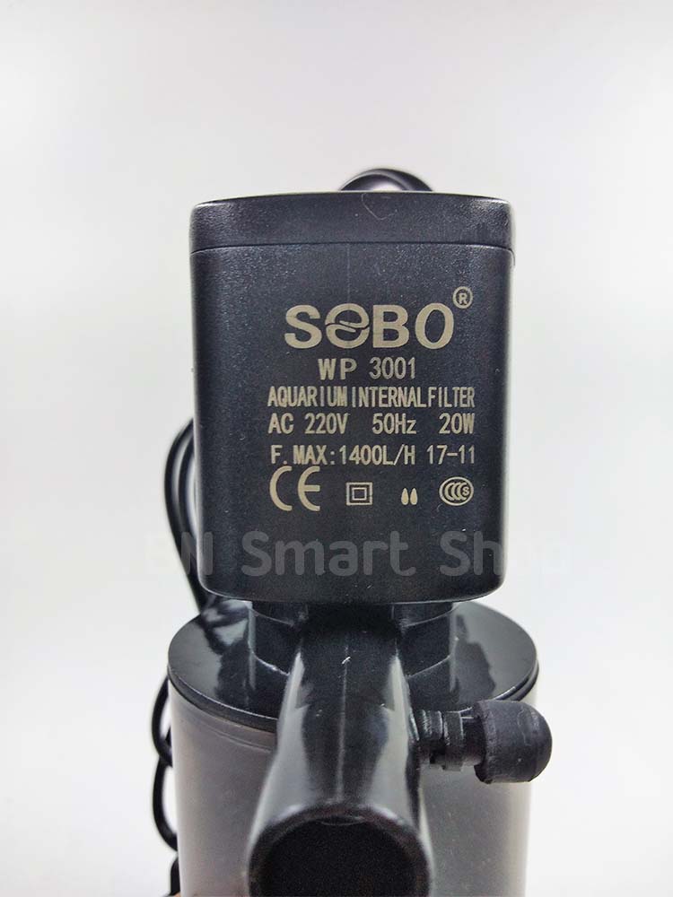 ปั้มน้ำพร้อมกระบอกกรองในตัว SOBO WP-3001 ถอดทำความสะอาดได้ เหมาะกับตู้ขนาด 30-36 นิ้ว