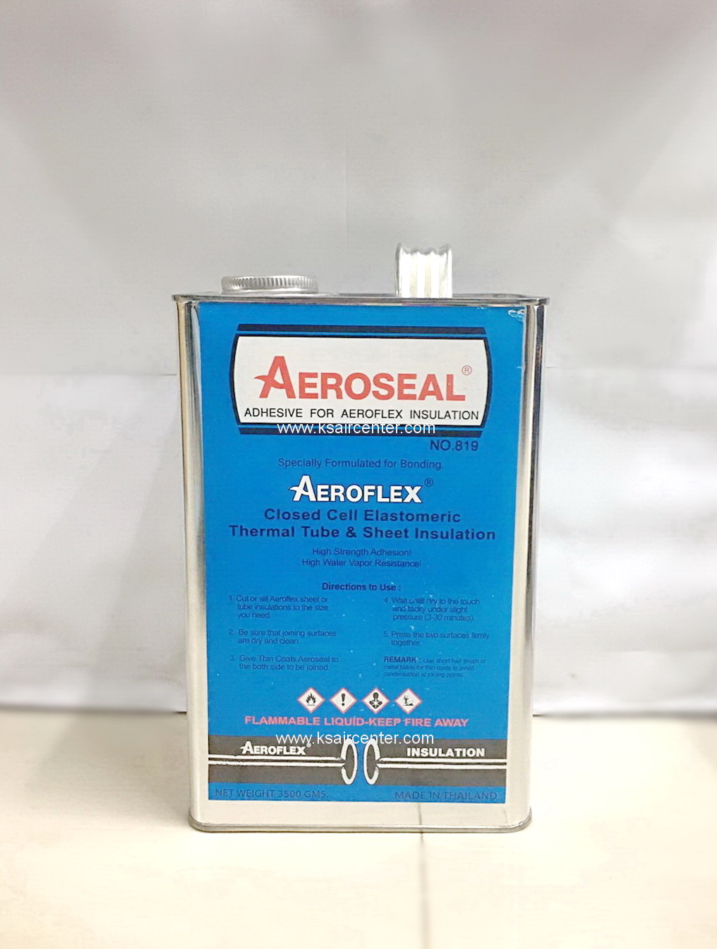 กาวทาท่อยางดำ AEROSEAL ขนาด 3.5 ลิตร