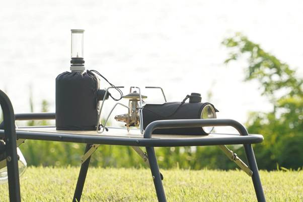 A camping equipment on a table

AI-generated content may be incorrect.