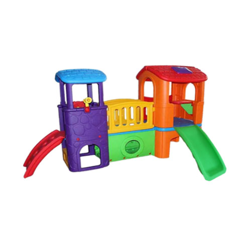 บ้านน้อยสองชั้นหลากสี ,บ้าน2ชั้น บ้านสไลเดอร์ ของเล่นเด็ก,พร้อมส่ง ราคาโรงงาน