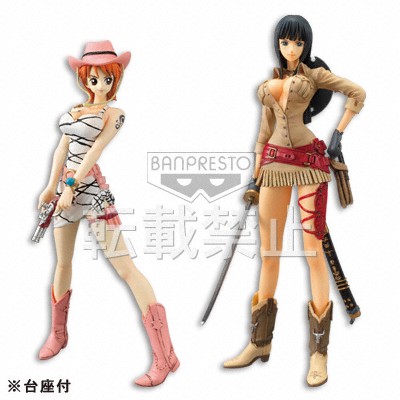 Nami & Robin ของแท้ JP แมวทอง - Girls Snap Collection Banpresto [โมเดลวันพีช] (2 ตัว)