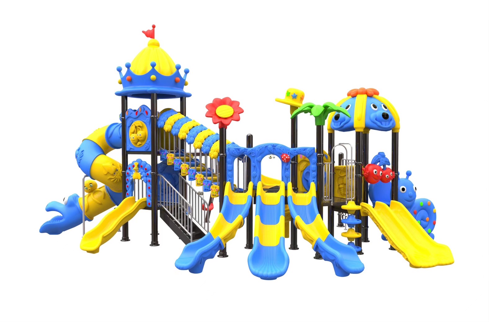 เครื่องเล่นสนามชุดSlide castle Little Dog Friendly