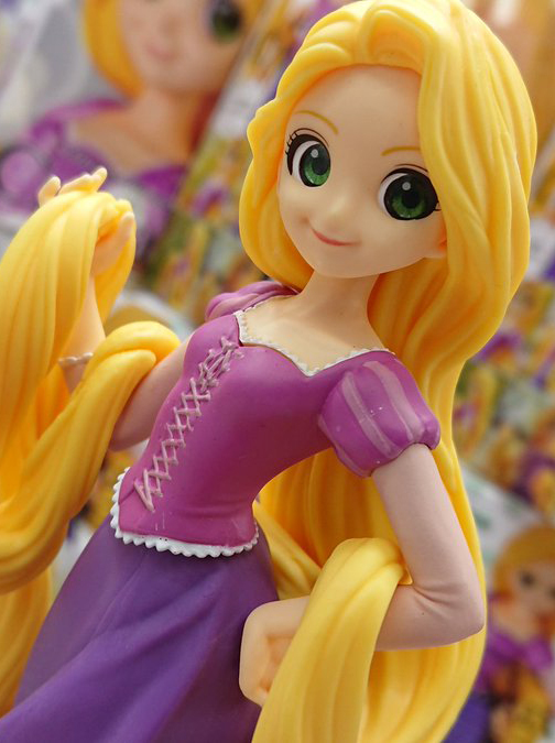 Rapunzel ของแท้ JP - Crystalux Banpresto [โมเดล Disney]