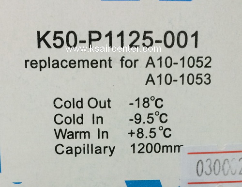 เทอร์โมสตัส ตู้แช่ RANCO กล่องป้ายสีขาว