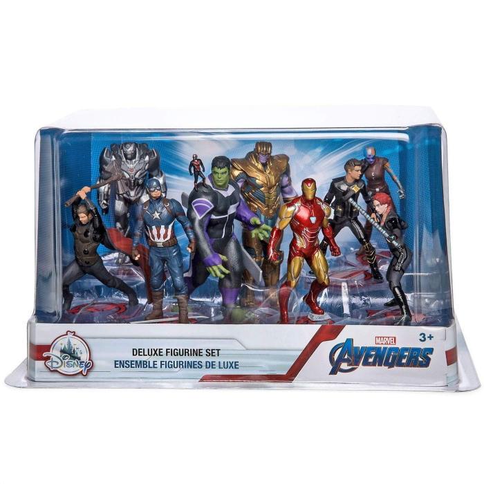 Avengers ของแท้ JP - Deluxe Figurine Set Disney [โมเดล Marvel] (9 ตัว)