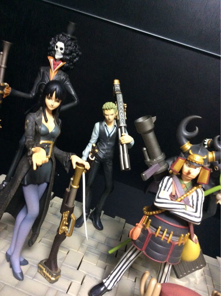 Straw Hat Pirates Strong World Set ของแท้ JP แมวทอง - Ichiban Kuji Banpresto [โมเดลวันพีช] (9 ตัว)