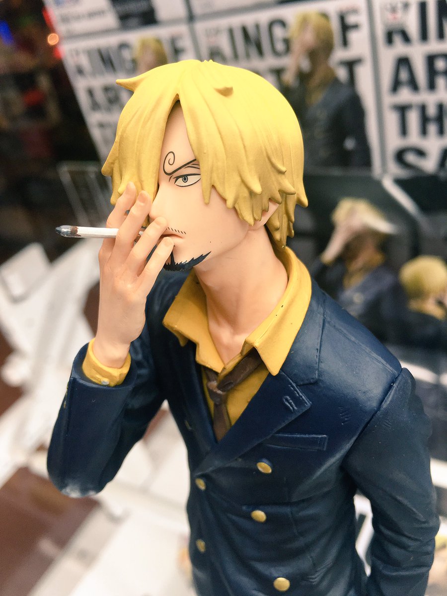 Sanji ของแท้ JP แมวทอง - King of Artist Banpresto [โมเดลวันพีช]
