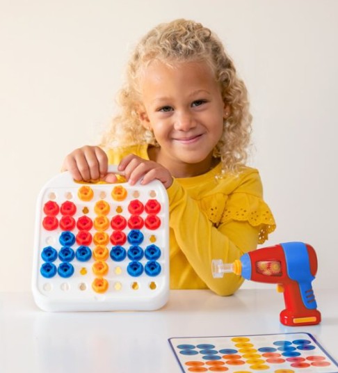 ชุดออกแบบฝึกสร้างลวดลายและรูปทรง ของเล่นเสริมพัฒนาการ, ของเล่นเด็กอนุบาล, สื่อการสอนเด็กอนุบาล วัสดุและสี ปลอดภัยต่อเด็ก