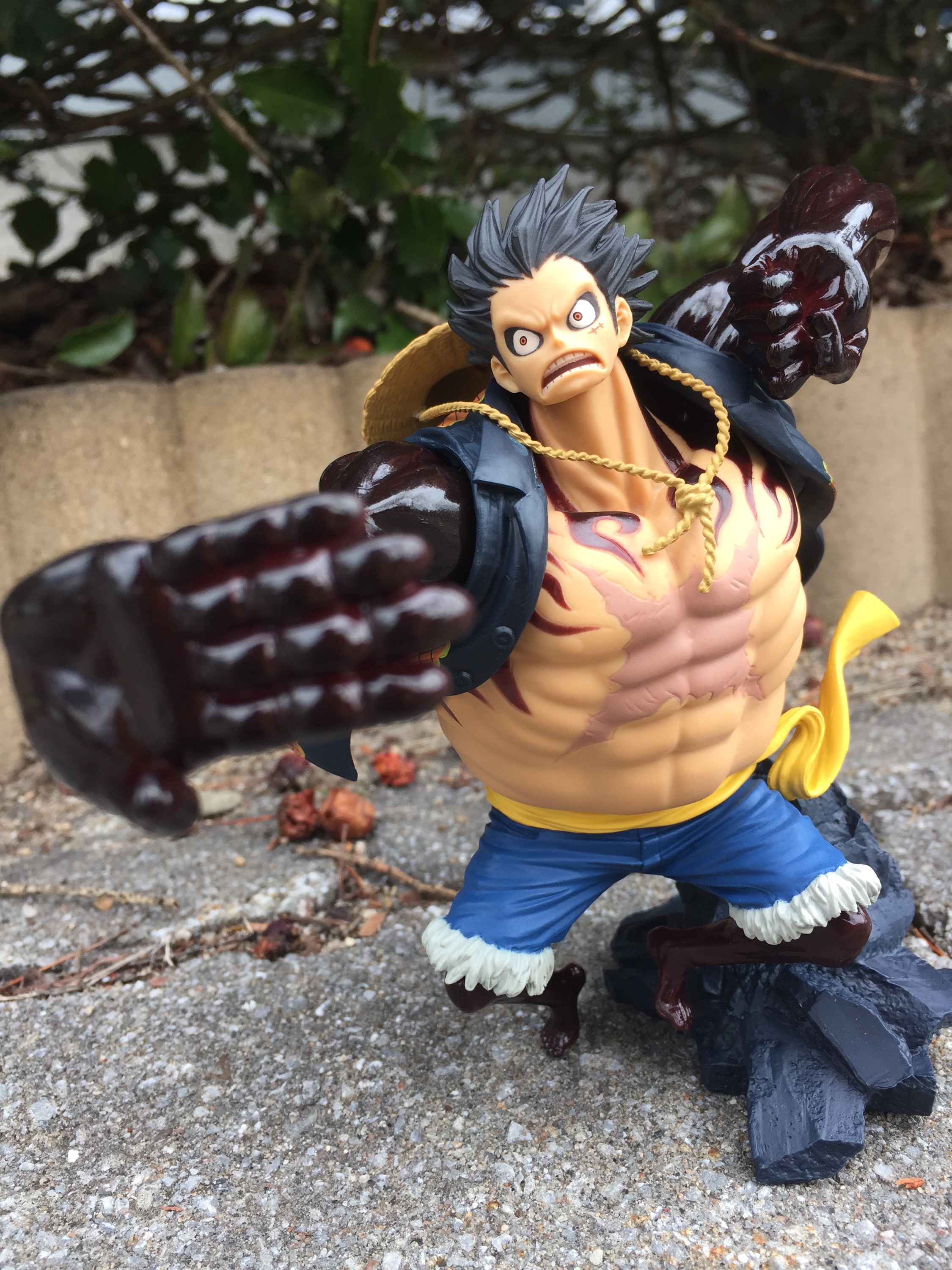 Luffy Gear 4 ของแท้ JP แมวทอง - Scultures Banpresto [โมเดลวันพีช]
