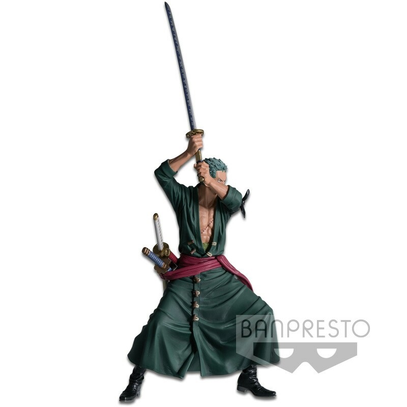 Zoro ของแท้ JP แมวทอง - Swordsmen Banpresto [โมเดลวันพีช]