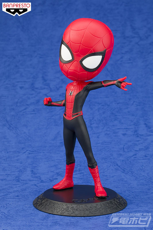 Spider Man ของแท้ JP - Q Posket Banpresto [โมเดล Marvel]